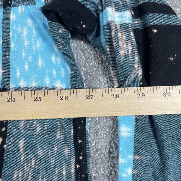 Angry Minnow Flannel Shirt Mens XXL Mystery Machine Scooby Do Plaid Distressed - Picture 8 of 12